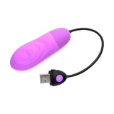 7X Pulsing Rechargeable Bullet Purple - Adult Toys