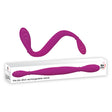 Adam & Eve The Joy Stick Rechargeable Wand - Purple 36.5 cm (14.5'') USB Rechargeable Dual Vibrating Double Dong - Naughty by Nature Adult Store