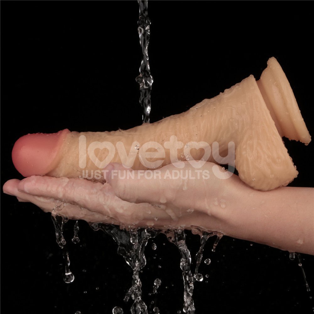 8.5 Inch Power Basics USB Rechargeable Vibrating Dong - DONGS