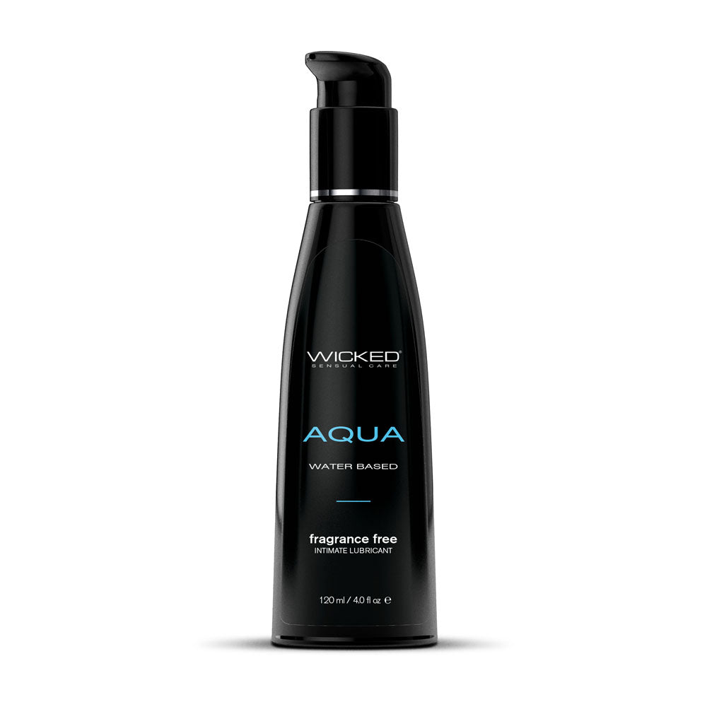 Wicked Aqua - Water Based Lubricant - 120 ml (4 oz) Bottle - Naughty by Nature Adult Store