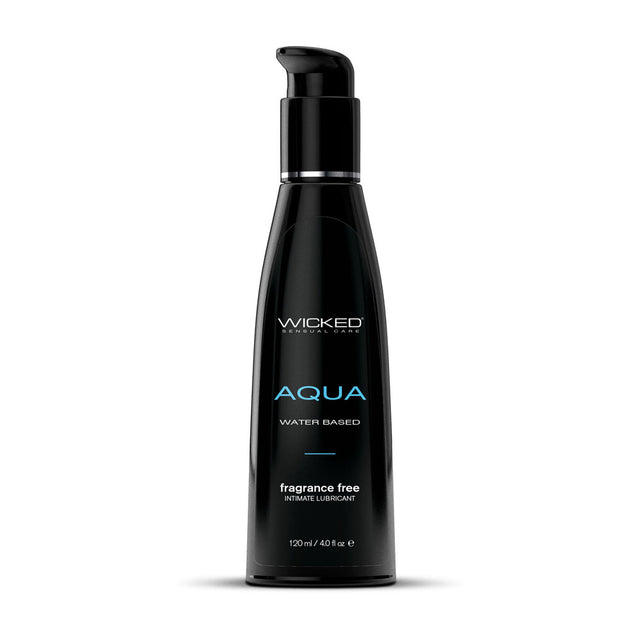 Wicked Aqua - Water Based Lubricant - 120 ml (4 oz) Bottle - Naughty by Nature Adult Store