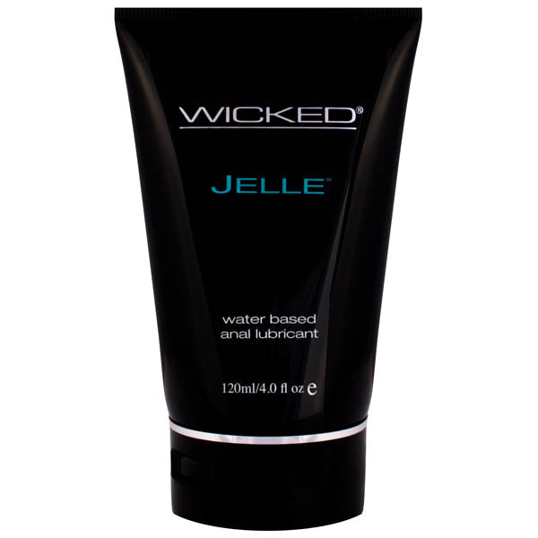 Wicked Jelle - Water Based Anal Lubricant - 120 ml (4 oz) Bottle - Naughty by Nature Adult Store