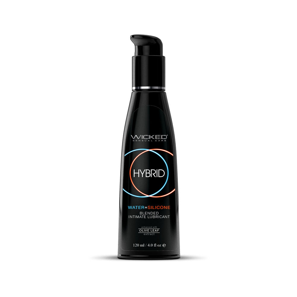 Wicked Hybrid - Water & Silicone Blended Lubricant - 120 ml Bottle - Naughty by Nature Adult Store