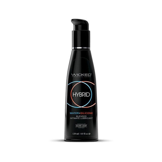 Wicked Hybrid - Water & Silicone Blended Lubricant - 120 ml Bottle - Naughty by Nature Adult Store
