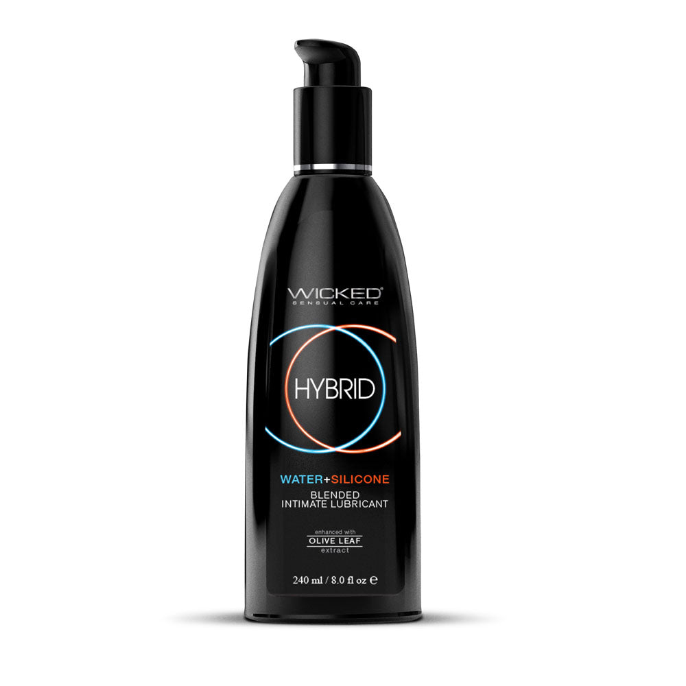 Wicked Hybrid - Water & Silicone Blended Lubricant - 240 ml Bottle - Naughty by Nature Adult Store