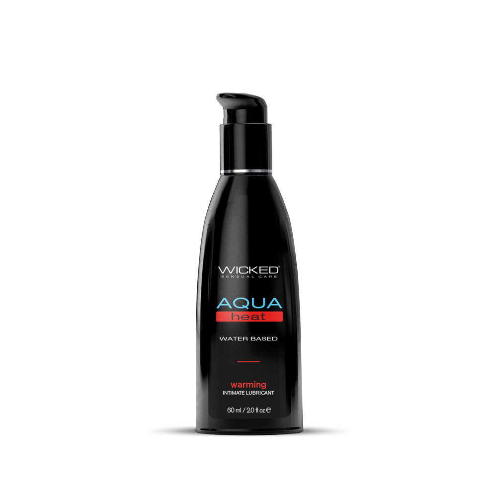 Wicked Aqua Heat - Warming Water Based Lubricant - 60 ml (2 oz) Bottle - Naughty by Nature Adult Store