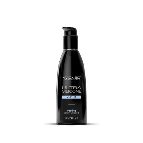 Wicked Ultra Chill - Cooling Silicone Lubricant - 60 ml (2 oz) Bottle - Naughty by Nature Adult Store