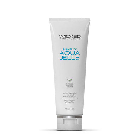 Wicked Simply Aqua Jelle - Water Based Anal Lubricant - 120 ml - Naughty by Nature Adult Store