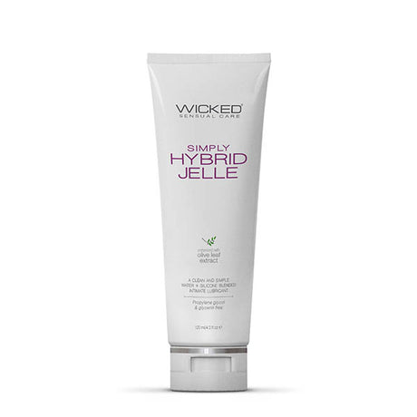 Wicked Simply Hybrid Jelle - Water & Silicone Blended Anal Lubricant - Naughty by Nature Adult Store