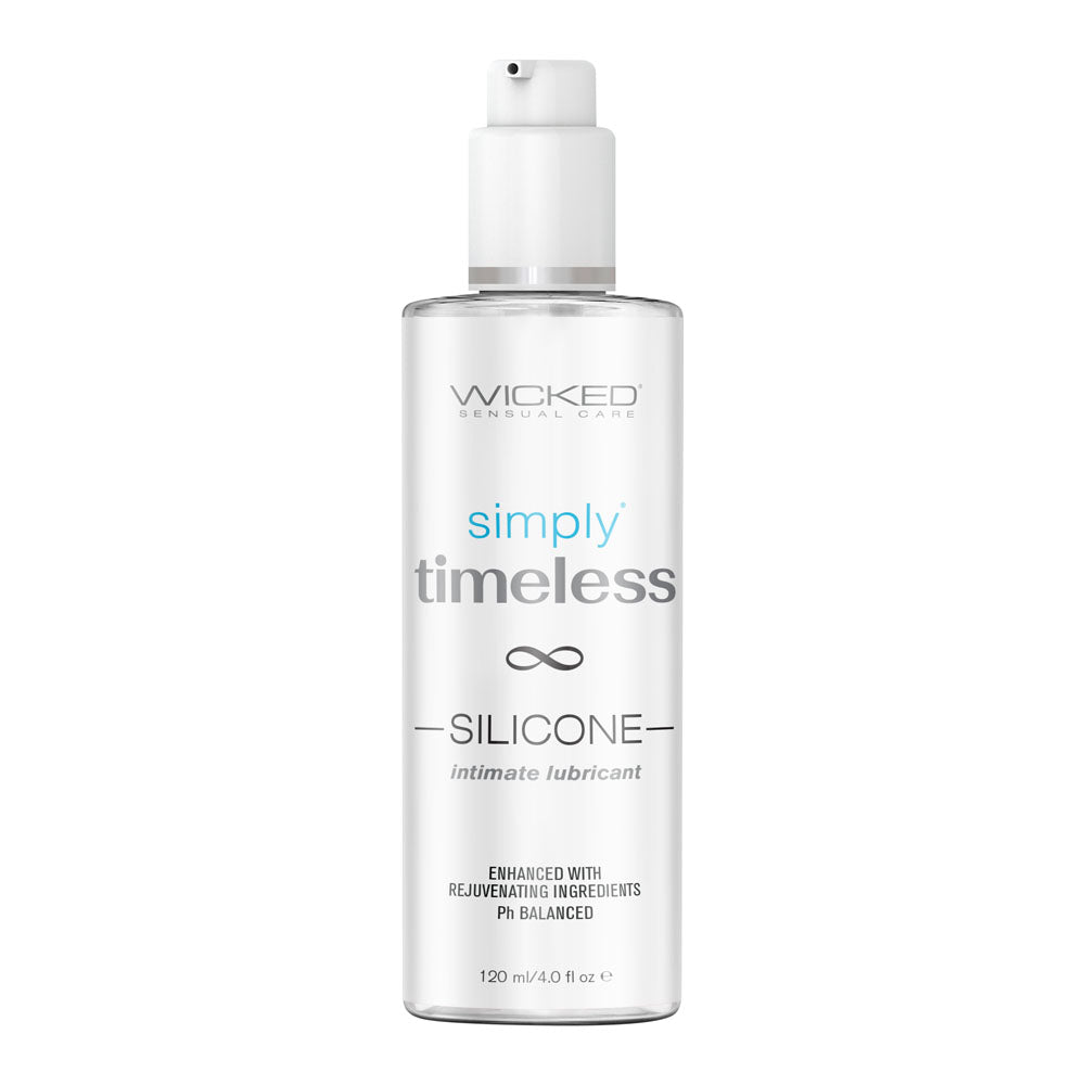 Wicked Simply Timeless Silicone - Silicone Based Lubricant - 120 ml - Naughty by Nature Adult Store