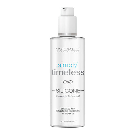 Wicked Simply Timeless Silicone - Silicone Based Lubricant - 120 ml - Naughty by Nature Adult Store