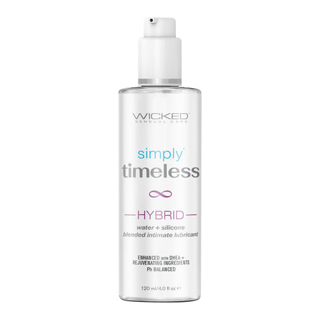 Wicked Simply Timeless Hybrid - Hybrid Lubricant - 120 ml (4 oz) Bottle - Naughty by Nature Adult Store