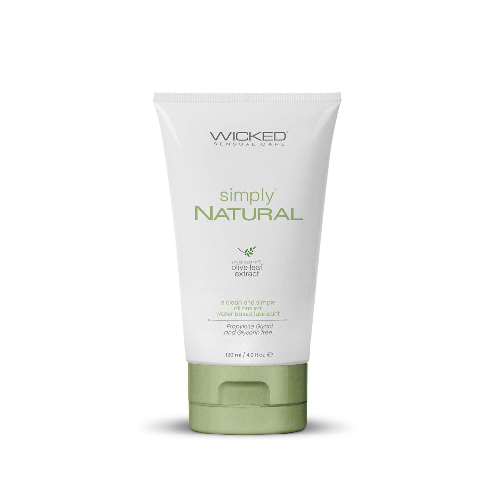 Wicked Simply Natural Water Based Lubricant 120 Milliliter Bottle