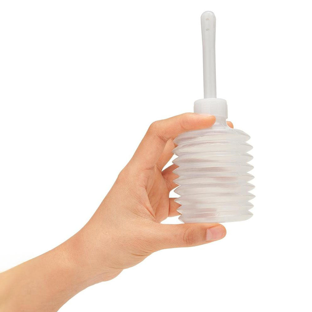 AquaClean 300ml Enema Syringe - 300 ml Capacity with Free Travel Douche Included - Naughty by Nature Adult Store