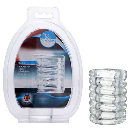 Trinity Spiral Ball Stretcher - Clear Ball Stretcher Ring - Naughty by Nature Adult Store