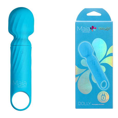 Maia DOLLY - Blue Rechargeable Massage Wand - Naughty by Nature Adult Store