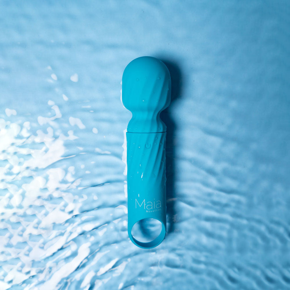 Maia DOLLY - Blue Rechargeable Massage Wand - Naughty by Nature Adult Store
