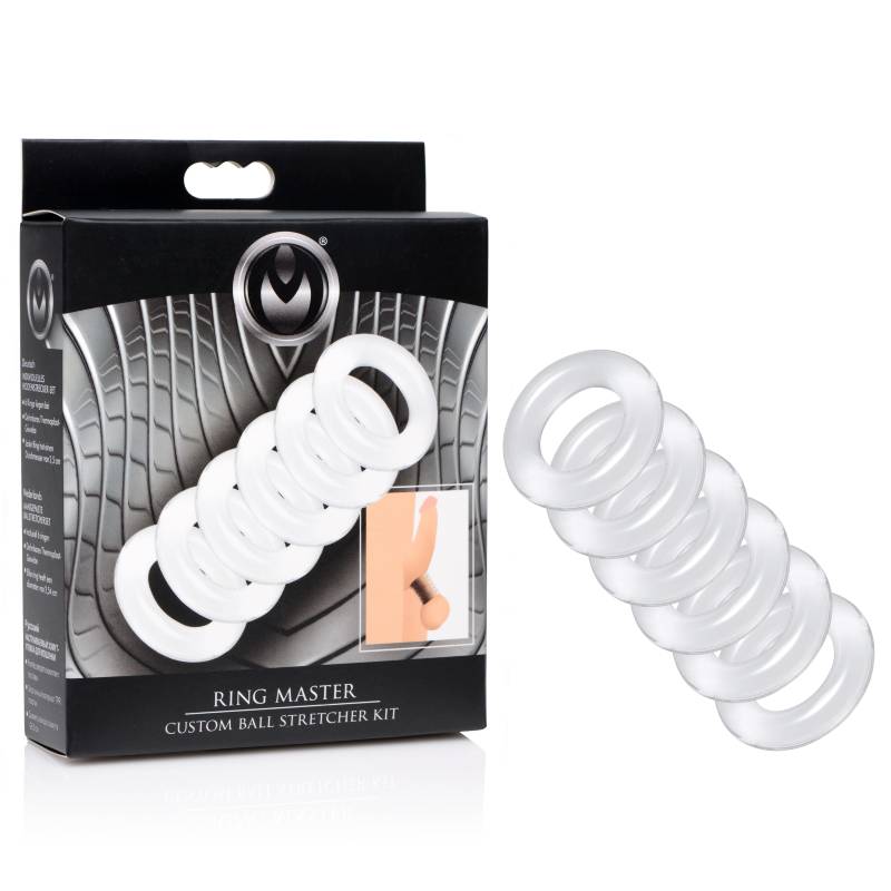 Master Series Ring Master - Clear Ball Stretcher Kit - Naughty by Nature Adult Store