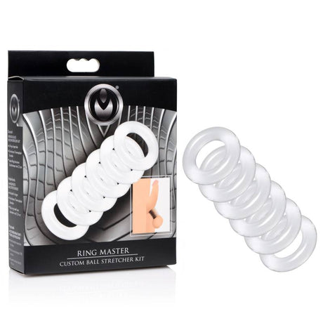 Master Series Ring Master - Clear Ball Stretcher Kit - Naughty by Nature Adult Store