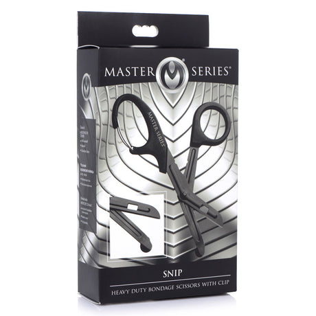 Master Series Snip - Black Heavy Duty Bondage Scissors - Naughty by Nature Adult Store