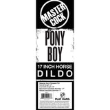 Master Cock Pony Boy - Black 43 cm (17'') Horse Dong - Naughty by Nature Adult Store