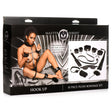 Master Series Hook Up 10 Piece Plush Bondage Set - 10 Piece Set - Naughty by Nature Adult Store