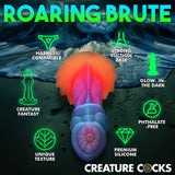 Creature Cocks Aqua-Cock - Glow in Dark Multi-Coloured 19.3 cm Fantasy Dildo - Naughty by Nature Adult Store