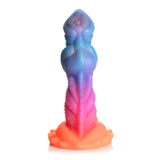 Creature Cocks Aqua-Cock - Glow in Dark Multi-Coloured 19.3 cm Fantasy Dildo - Naughty by Nature Adult Store