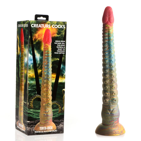 Creature Cocks Tenta-Dick - Multi-Coloured 32 cm Tentacle Fantasy Dildo - Naughty by Nature Adult Store