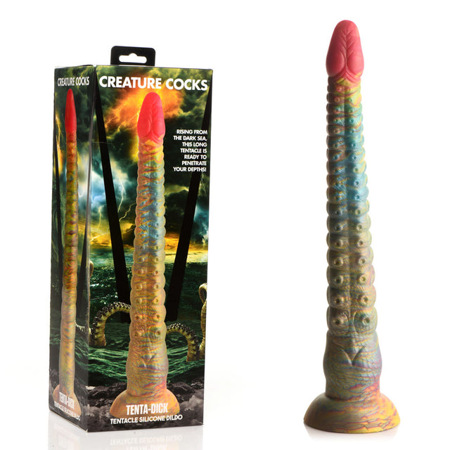 Creature Cocks Tenta-Dick - Multi-Coloured 32 cm Tentacle Fantasy Dildo - Naughty by Nature Adult Store