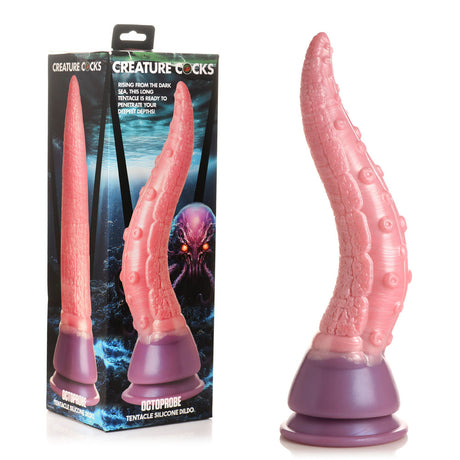 Creature Cocks Octoprobe - Pink/Purple 31 cm Tentacle Fantasy Dildo - Naughty by Nature Adult Store