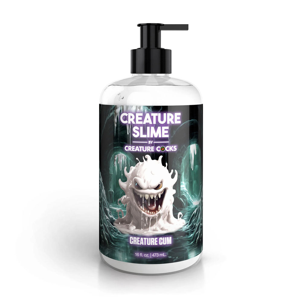 Creature Slime by Creature Cocks - Creature Cum - Cum Lubricant - 473 ml Pump Bottle - Naughty by Nature Adult Store