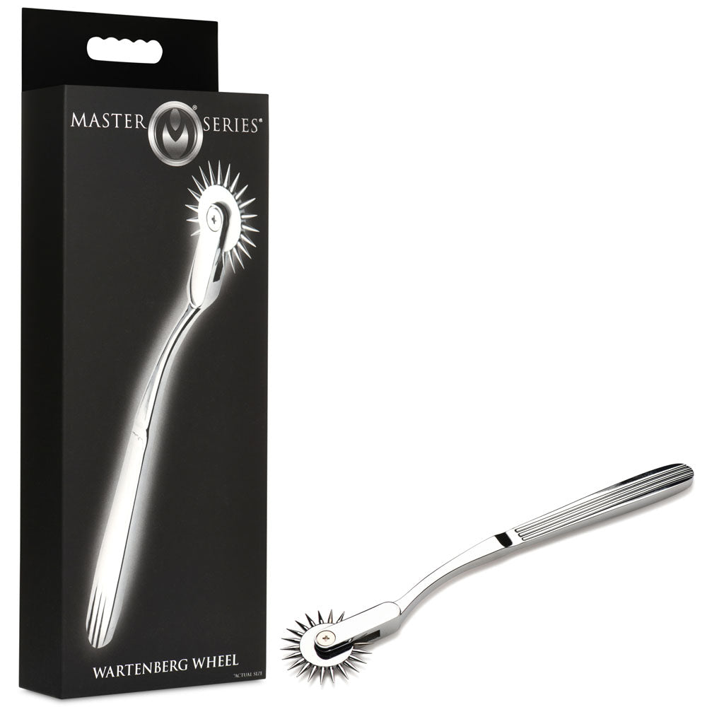 Master Series Silver Sensation - Metal Wartenberg Wheel - Naughty by Nature Adult Store