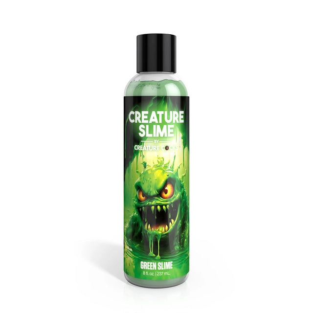 Creature Slime by Creature Cocks - Green Slime - Green Water Based Lubricant - 237 ml Bottle - Naughty by Nature Adult Store