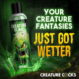 Creature Slime by Creature Cocks - Green Slime - Green Water Based Lubricant - 237 ml Bottle - Naughty by Nature Adult Store