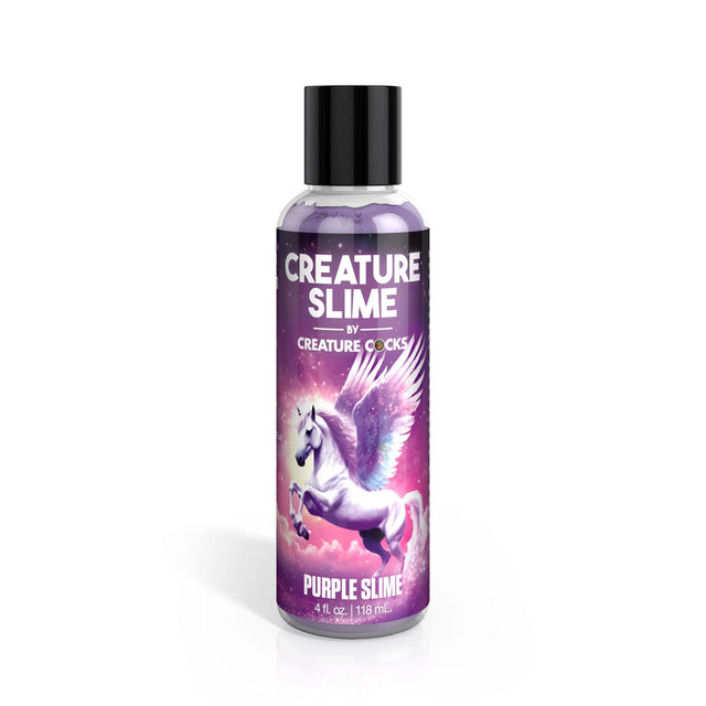 Creature Slime by Creature Cocks - Purple Slime - Purple Water Based Lubricant - 118 ml Bottle - Naughty by Nature Adult Store