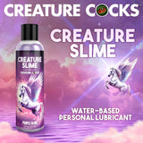 Creature Slime by Creature Cocks - Purple Slime - Purple Water Based Lubricant - 237 ml Bottle - Naughty by Nature Adult Store