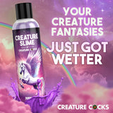Creature Slime by Creature Cocks - Purple Slime - Purple Water Based Lubricant - 237 ml Bottle - Naughty by Nature Adult Store