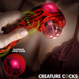 Creature Cocks Cobra Red 18.5 cm  Fantasy Plasma Vibrator