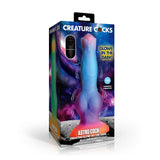 Creature Cocks Astro Cock Glow In The Dark Vibrating Dildo With Remote