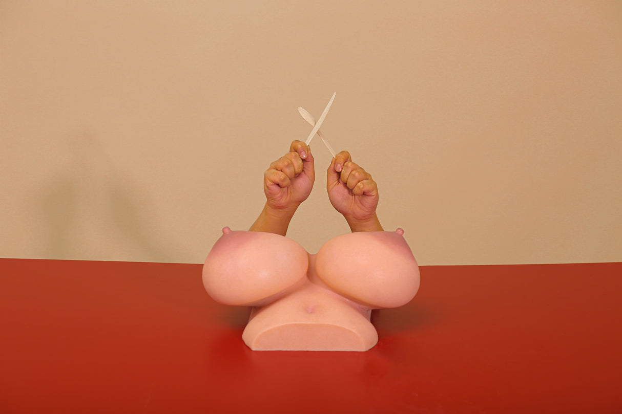 Mammary Intercourse Silicone Sex Torso Si-B-92 Cinnamon | ⭐️CLM(Climax Doll) Pro⭐️