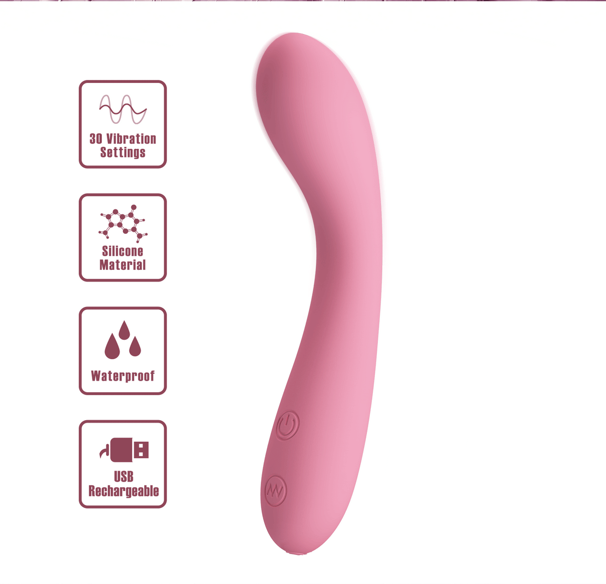 Party Up JOHN Flexible Vibe - Pink