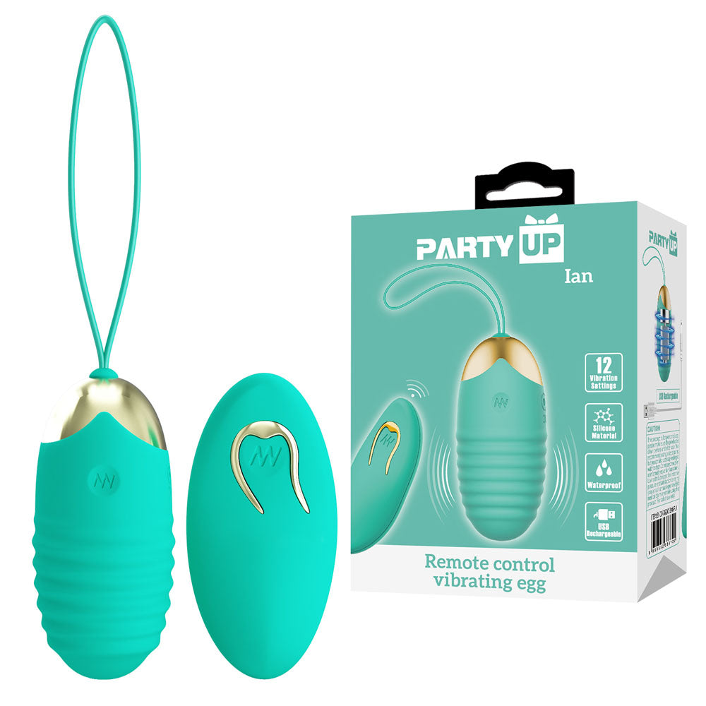 Party Up IAN Remote Egg - Vibrating Egg with Wireless Remote