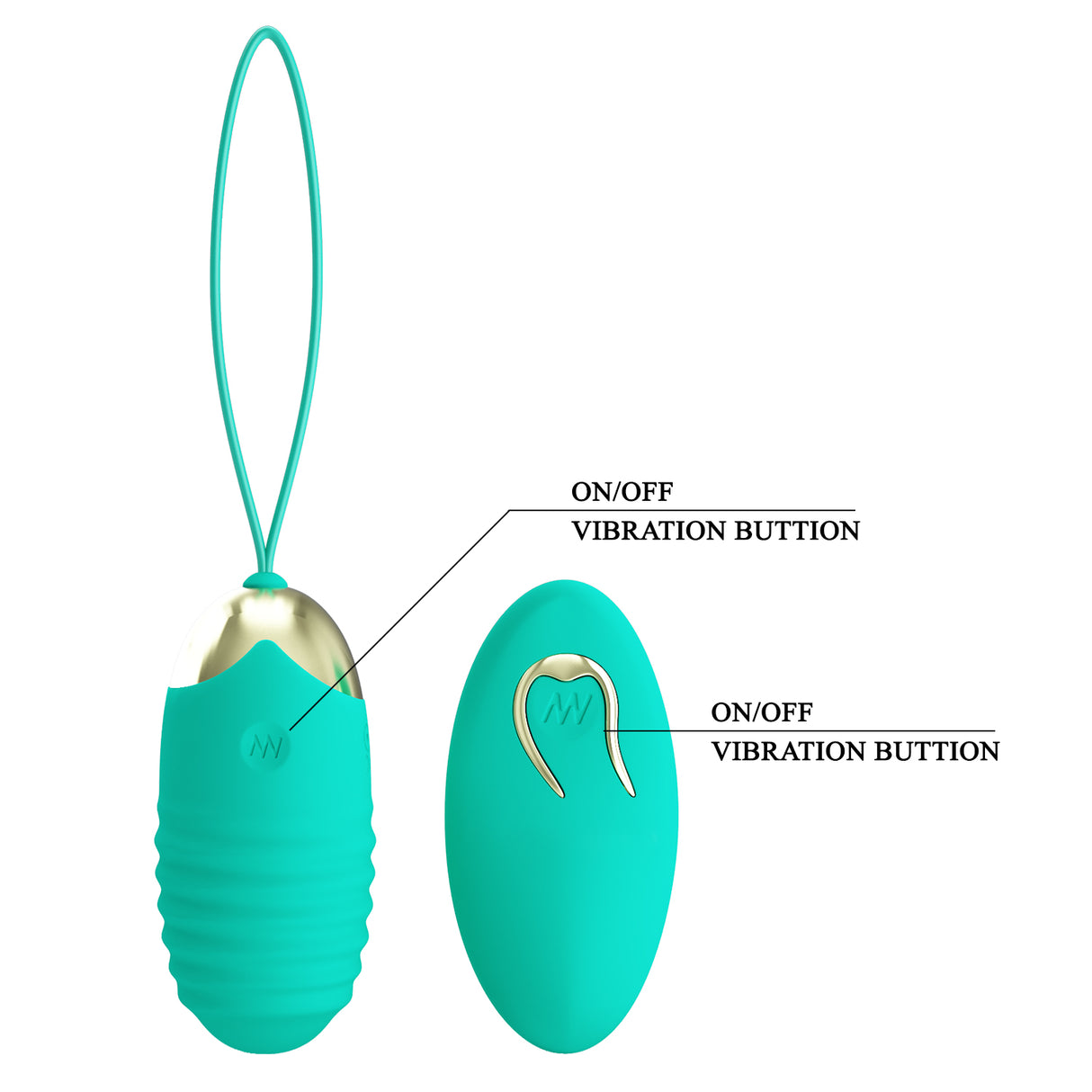 Party Up IAN Remote Egg - Vibrating Egg with Wireless Remote