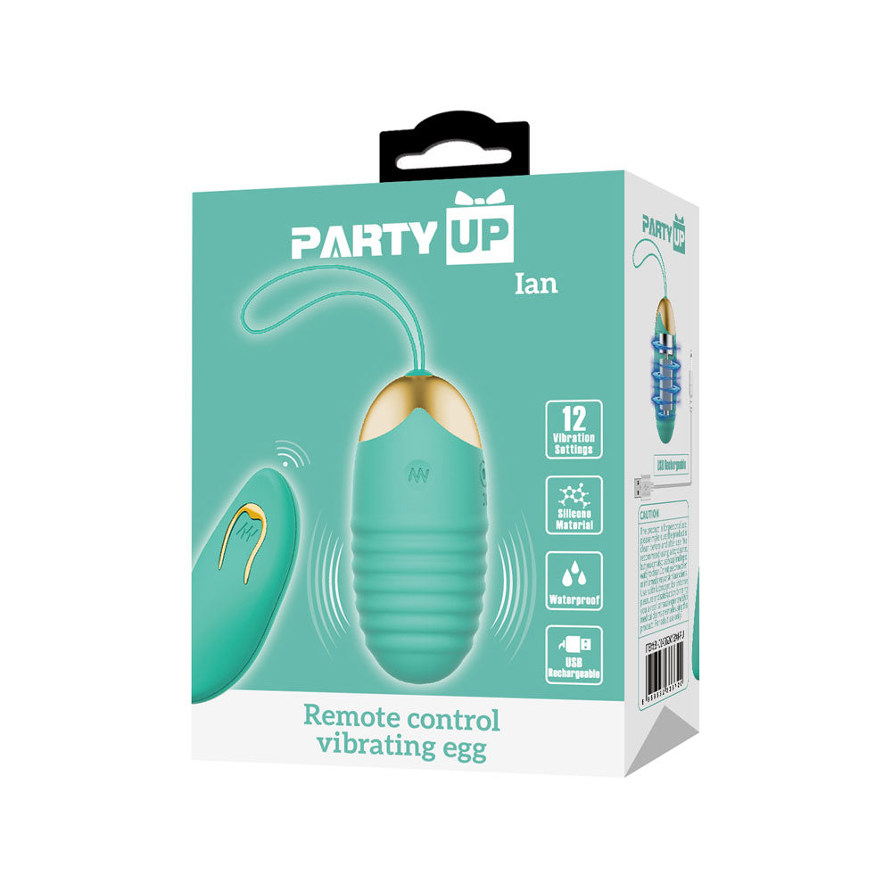 Party Up IAN Remote Egg - Vibrating Egg with Wireless Remote
