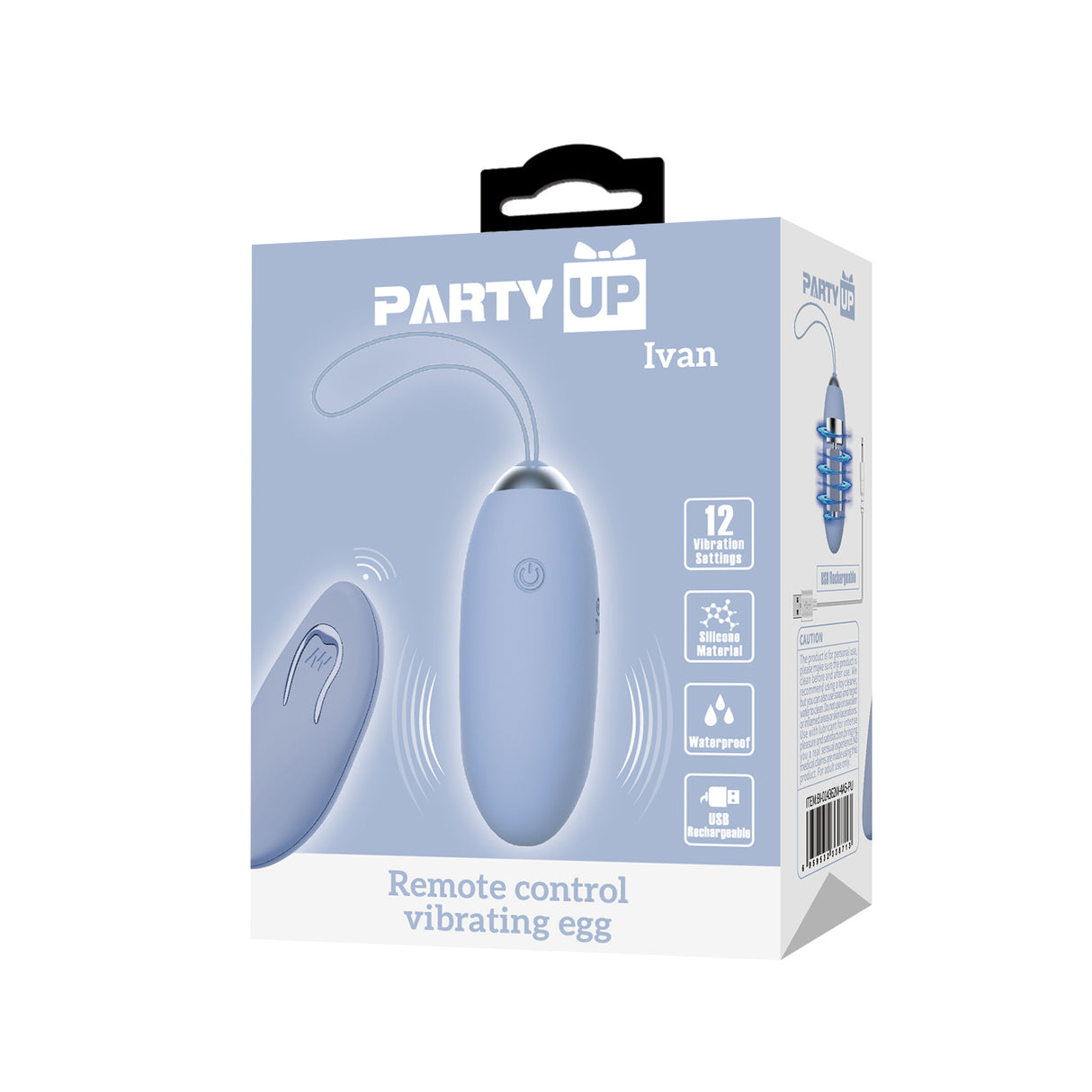 Party Up IVAN Remote Egg - Purple with Wireless Remote