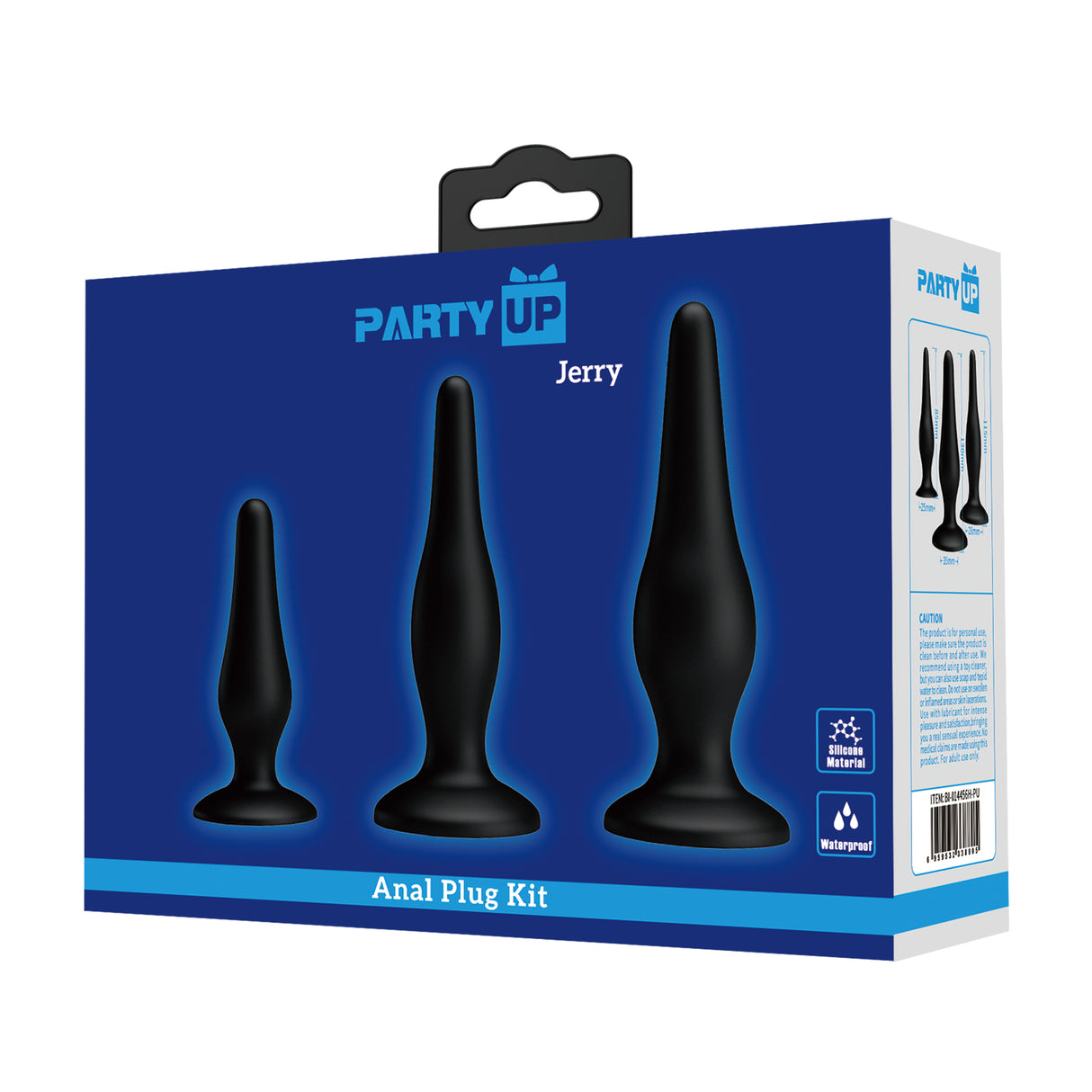 Party Up JERRY Butt Plug Set -  Set of 3 Sizes