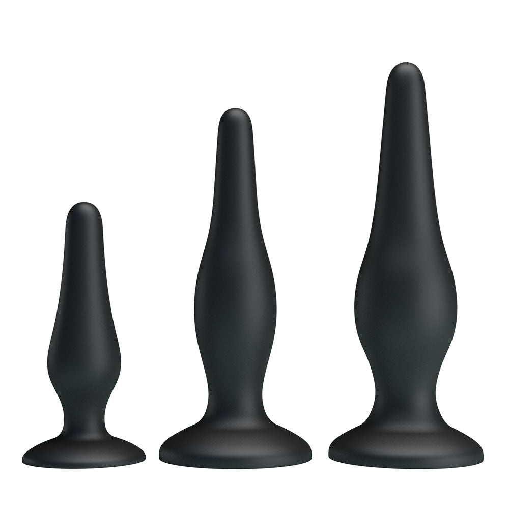 Party Up JERRY Butt Plug Set -  Set of 3 Sizes