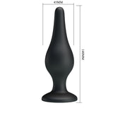 Party Up JEFFREY Butt Plug - Black 14 cm