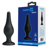 Party Up JEFFREY Butt Plug - Black 14 cm